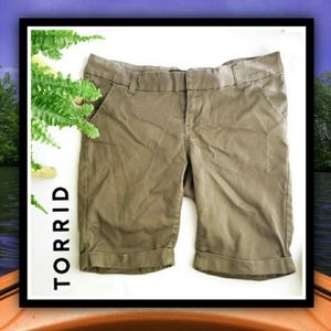 TORRID Soft Poplin Bermuda Shorts
